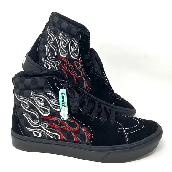Vans | Shoes | Vans Comfycush Sk8hi Black Suede Men High Top  display picture 1